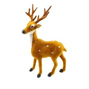 Christmas Elk Deer Reindeer Rudolph Plush Doll Holiday Home Decor for Wi…